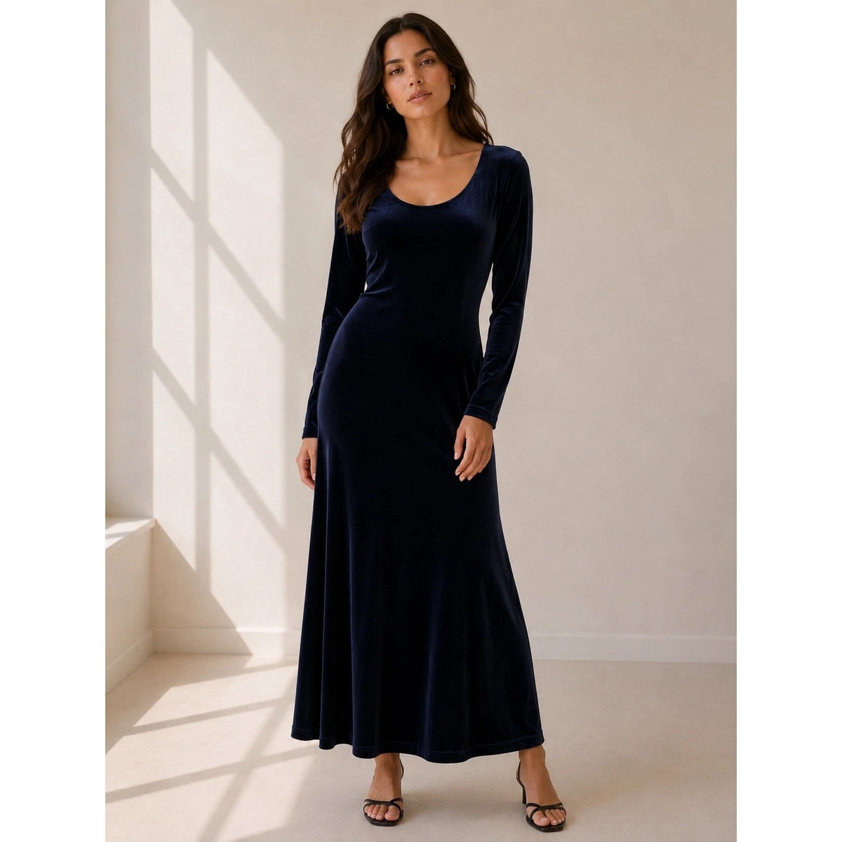moda international maxi dress Vintage Y2K 2000s Moda International halter tiered