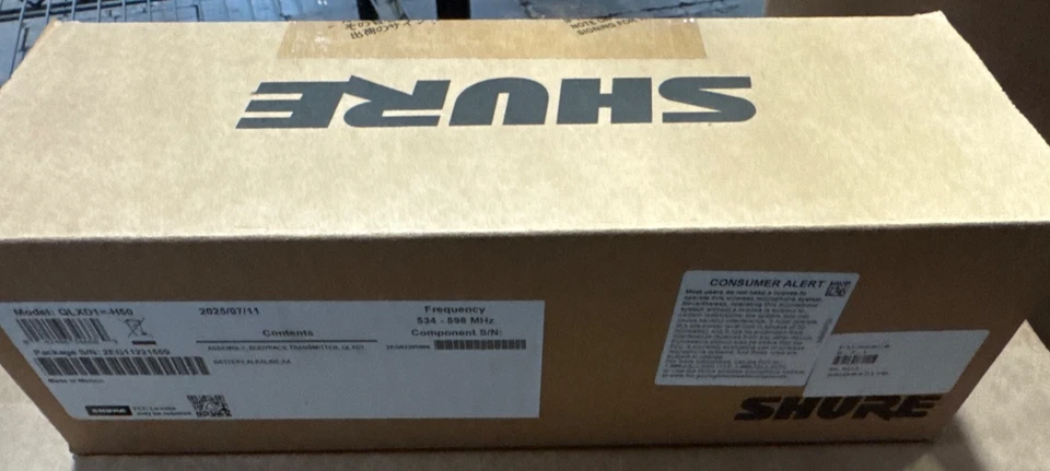 Shure QLXD1-H50 Wireless Bodypack Transmitter - Image 3 of 4