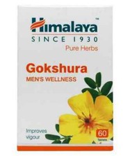 Himalaya GOKSHURA 60 Tabs Mens Wellness FREE SHIP