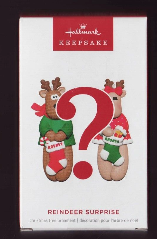 2024 REINDEER SURPRISE Hallmark  RODNEY  Ornament   