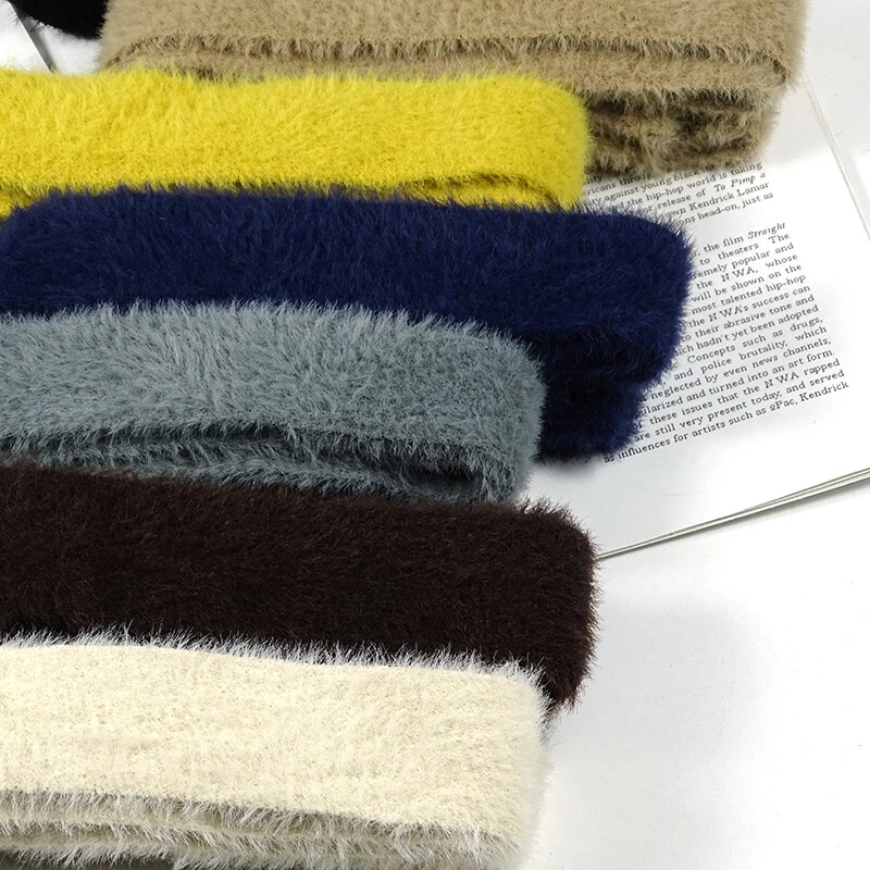 1 pieza Dama Mohair Tejido Faja Cinturón Cintura Con Cordones Cinta Difusa para Bata Abrigo Elegante Foto 3 de 4