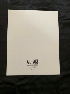INKWORKS ALIAS ''PREDICTIONS'' SEASON 4 UNCUT MINI PRESS SHEET #161/199  SEALED