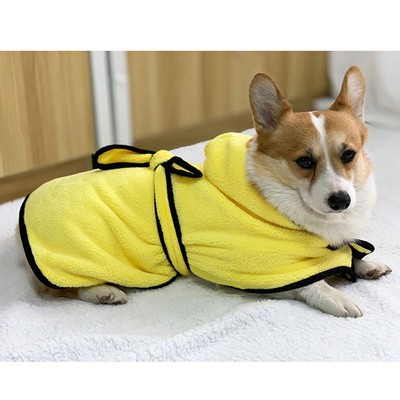 dog bath towel wrap