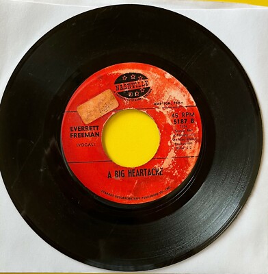 EVERRETT FREEMAN ~ A Big Heartache/Wait A Minute ~ bopper ~ NASHVILLE
