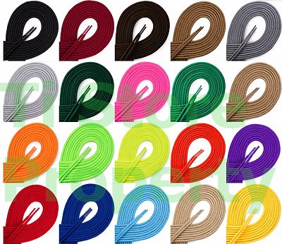2 x Round Athletic Shoe String shoelace Sneaker 27 36 45 54 inch ROUND SHOELACES