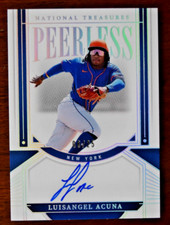 2024 Panini National Treasures Peerless Auto Luisangel Acuna #06/25 (PS-LA)