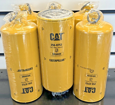 ~BRAND NEW {PACK of 6) ~ CAT 2568753 FUEL FILTER / WATER SEPARATOR ...