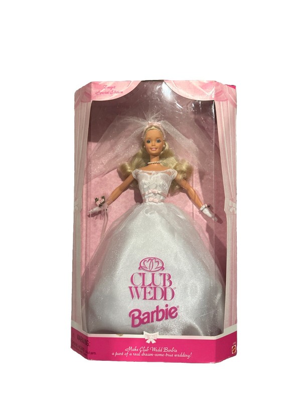 1998 CLUB WEDD BARBIE Target Special Edition Blonde Bride Doll #22360 Mattel NEW
