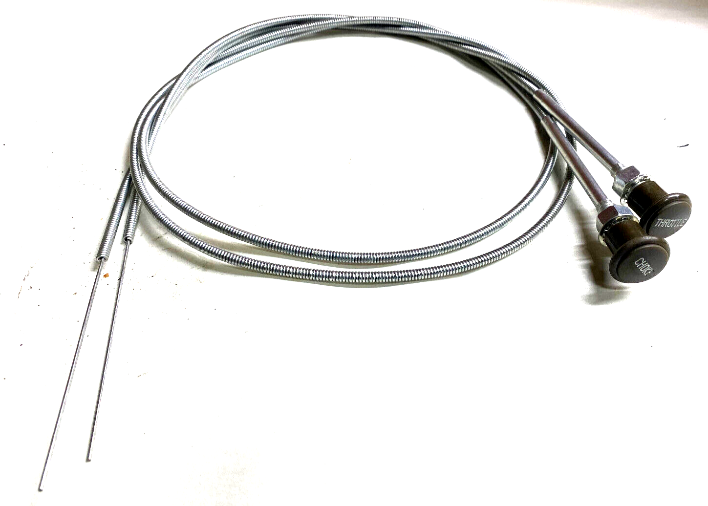 WWII Truck military equipment OD Plastic Choke & Hand Throttle Cables assembly eBay