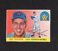 #16 ROY SIEVERS, Senators ~ 1955 Topps/SPORTS ILLUSTRATED magazine insert card
