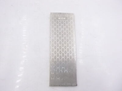 8'' Double Sided 400/1000 Grit Diamond Sharpening Bench Stone Knife Sharpener