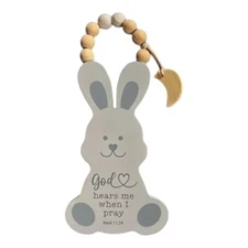 Bunny Baby Door Knob Hanger, Infants/Toddlers Room Door Hanger, Bunny Decor