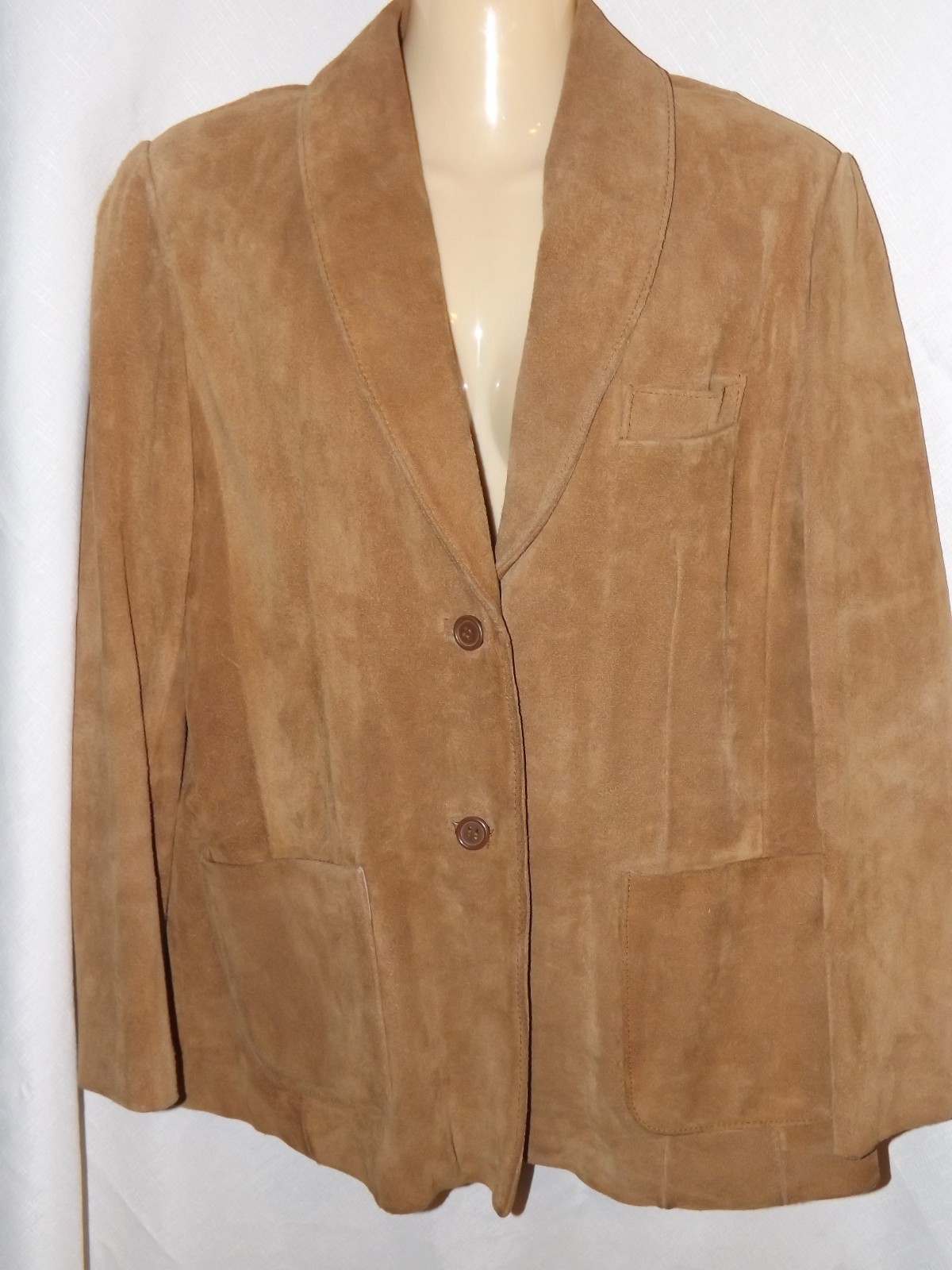 Women's Leather Suede Rawhide Jacket 