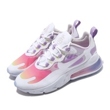 Nike Air Max 270 React Athletic Shoes For Women Size 9us Light Pink Grey White For Sale Online Ebay