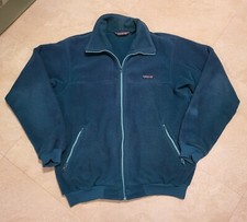 VTG 80s 90s Patagonia Mens L Large Full Zip Fleece USA Made Sweatshirt Jacket
