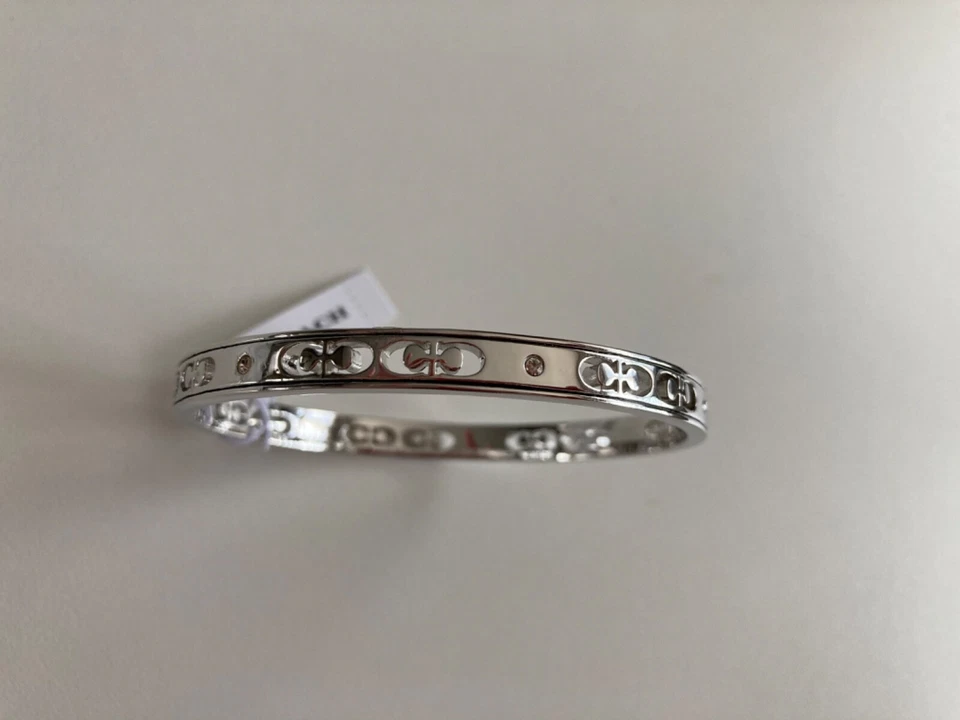 Brazalete Coach 1707 Signature cristal plateado - nuevo con etiquetas Foto 2 de 4