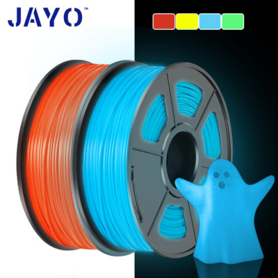 JAYO 1.1KG 1.75mm PLA Glow in The Dark 3D Printer Filament PLA Luminous
