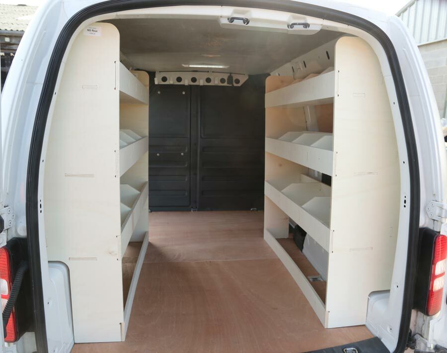 VW Caddy Maxi EXTRA LARGE Van Racking Tool Storage Shelving Double Units