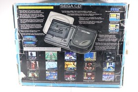 Sega CD Model 2 & Genesis Console Bundle w/ Box, Good Condition + Games -TESTED
