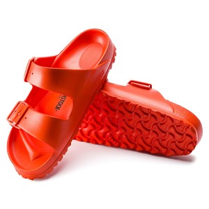 birkenstock women's arizona essentials eva sandals red