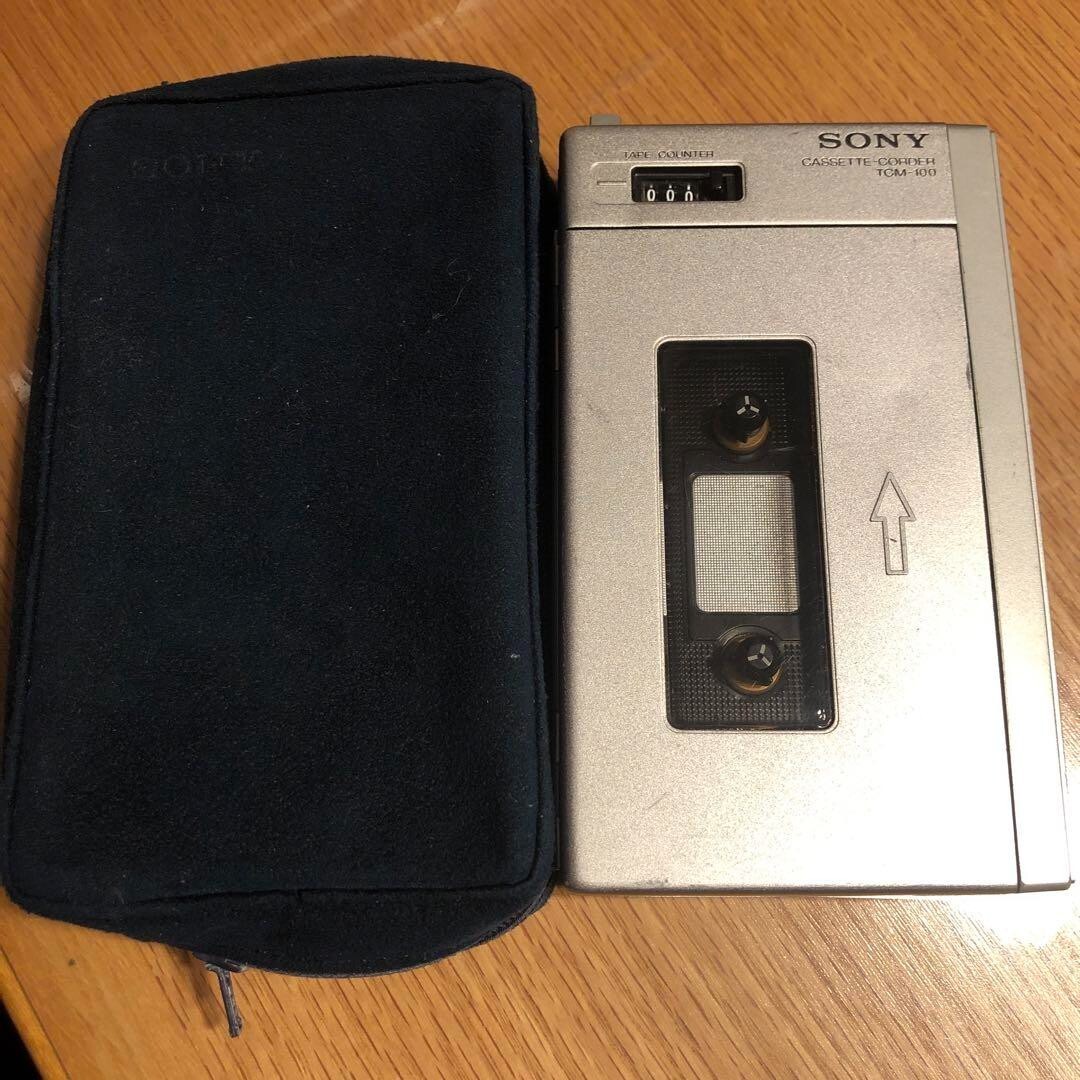 Sony Successor Model Cassette Recorder Walkman Mono Japan TCM-100