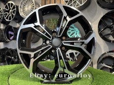 4x 18 Inch 5x114.3 Kia Sportage Style Black Polished Wheels: Fit pour Sorento