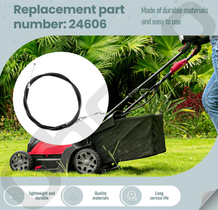 For EAR-THQUAKE 29702 TILLER 24606 REVERSE CONTROL CABLE 