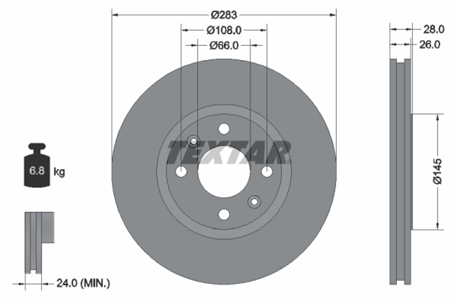 Disque de frein Toyota haute performance pour modèles Celica et Carina E