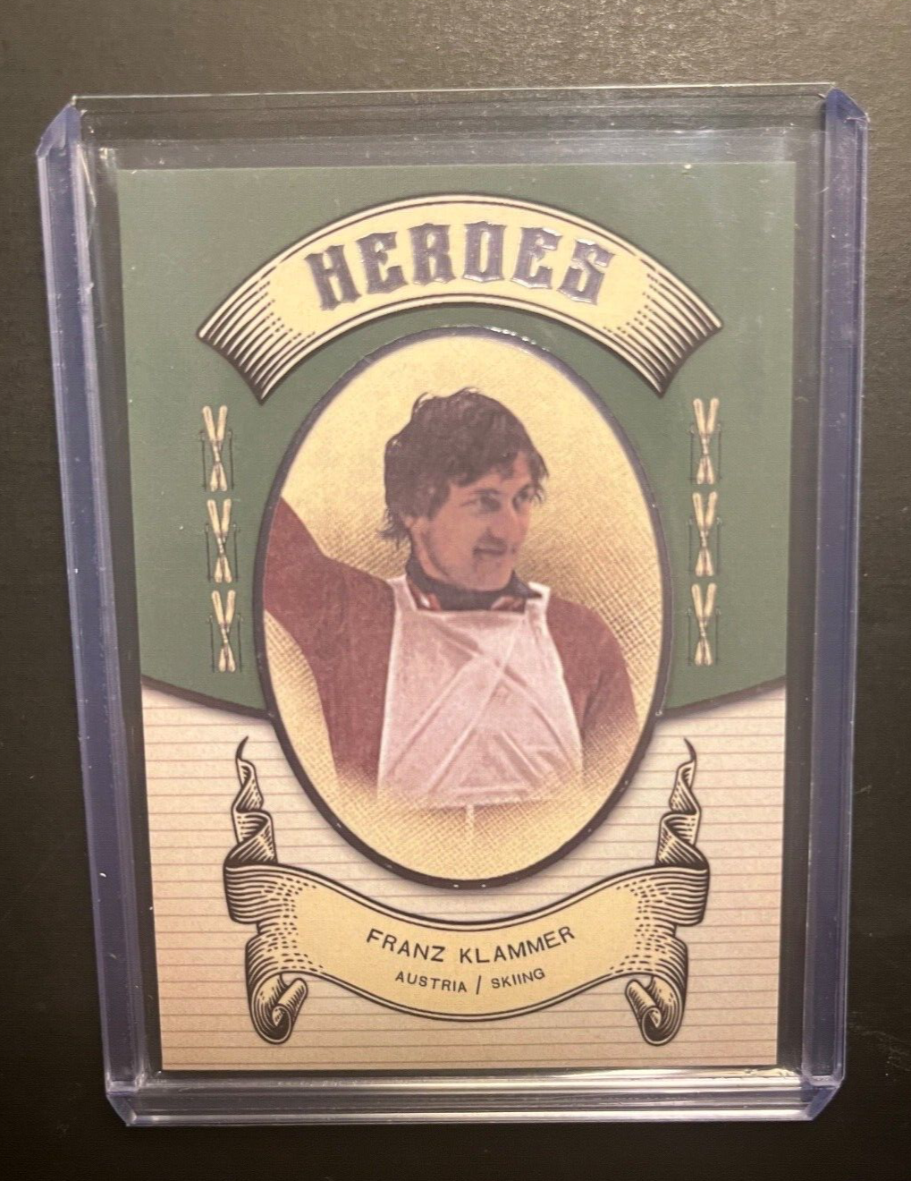 Franz Klammer 2024 Futera Vintage Heroes /18! Olympic Gold Medalist!