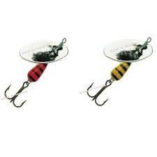 CUCCHIAINI ROSSO GIALLO VESPATO ARTIFICIALI SPINNING NO MARTIN TROTA CUCCHIAINO