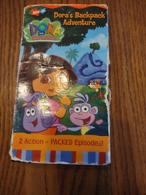 Dora The Explorer Dora's Backpack Adventure Vhs Tape 97368768536| eBay