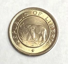 Liberia Half Cent coin from a recent eBay sale