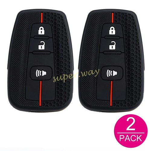 Silicone Fob Remote Key Cover For 2017-2022 Toyota Prius Corolla - Foto 8