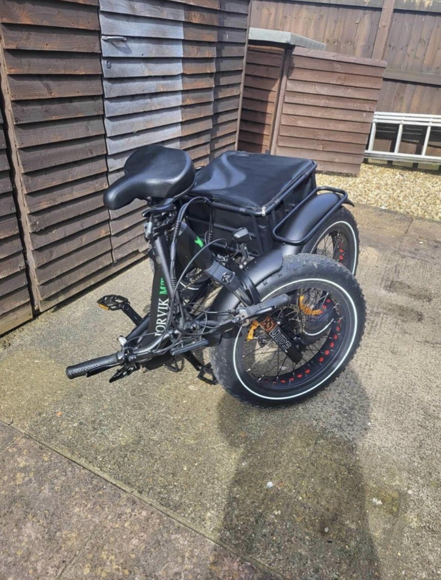 Jorvik JMT9 Electric Tricycle, FOLDABLE, ridden 15 Miles,48V Battery,Delivery Po eBay