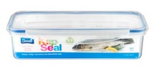 Rectangle Bacon Food Containers 1.1L Airtight Clip Lock Lid Non Leak BPA Free