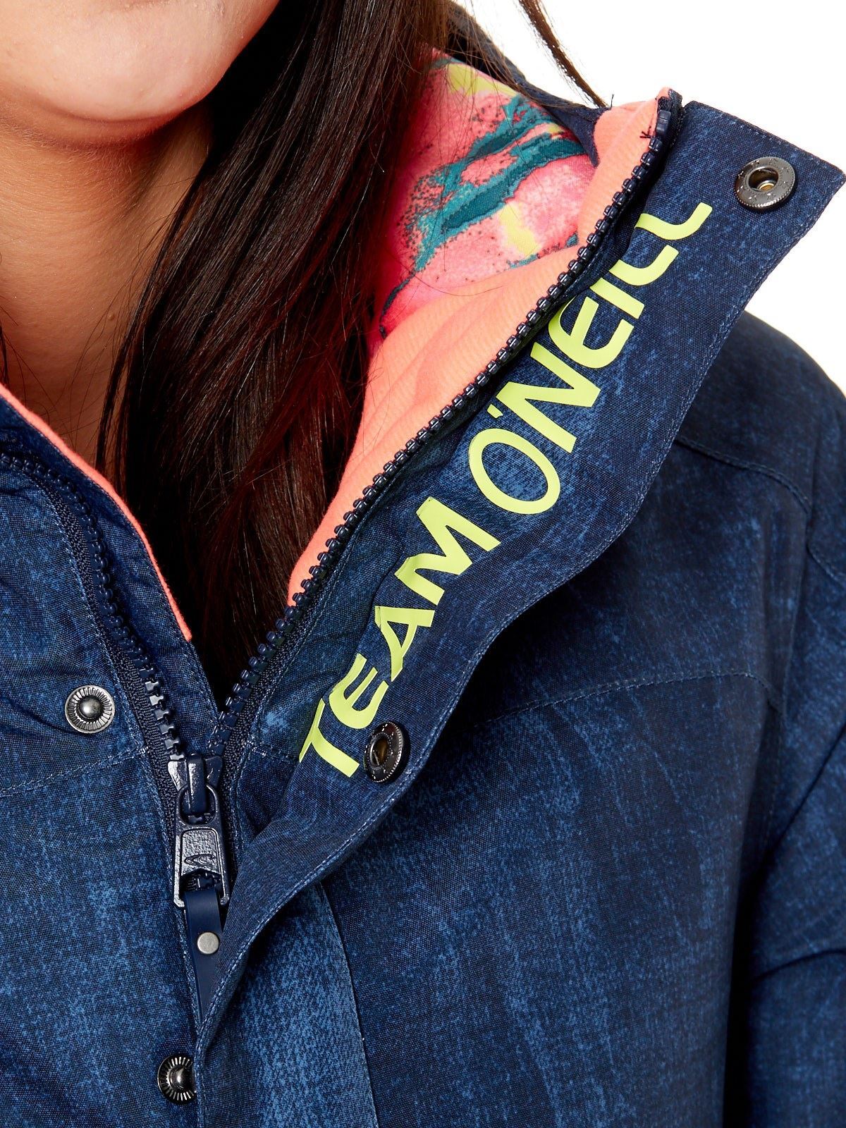 ONeill Blue Aop Frozen Wave Anorak Womens Snowboarding Jacket XS eBay