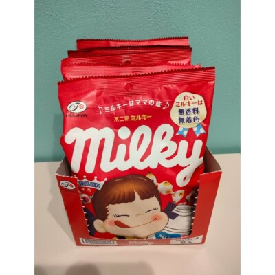 Japanese sweets Fujiya Milky milk candy 108g pack x6 for sale