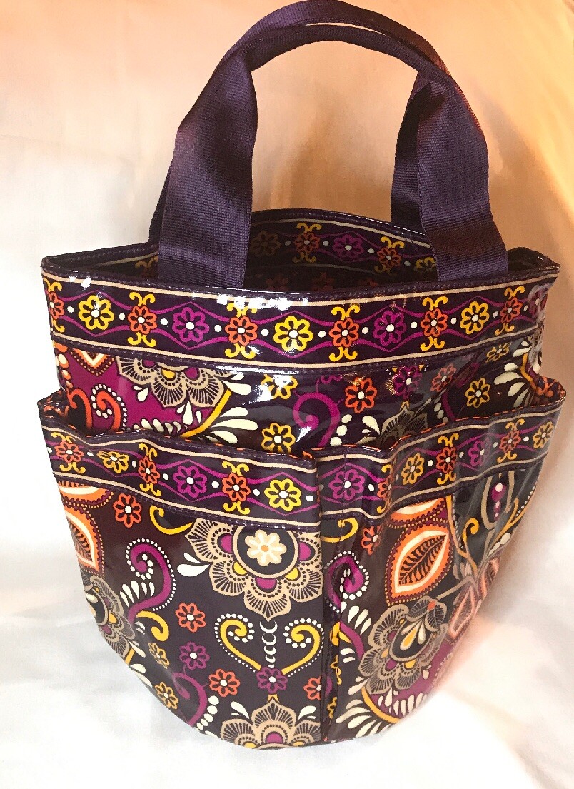 Vera Bradley Retired Rare Safari Sunset Shower Caddy Gem