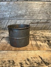Metal Flour Sifter Vtg Kitchen Decor