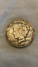 1924 Peace Dollar $1 Silver Coin Circulated 0.9 Fineness Business Strike