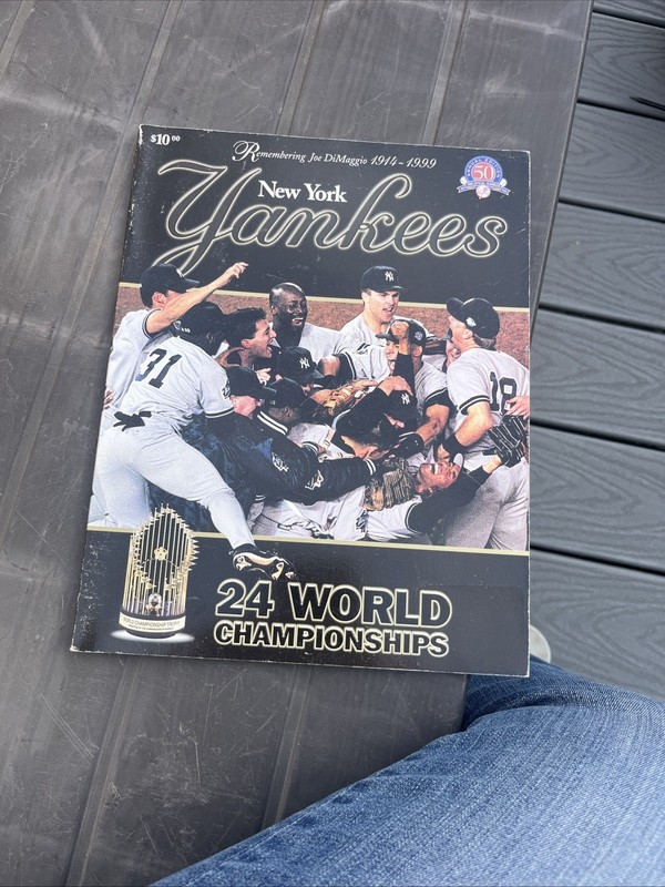 New York Yankees 1999 Official Yearbook Annual Edition - 24 World Championships