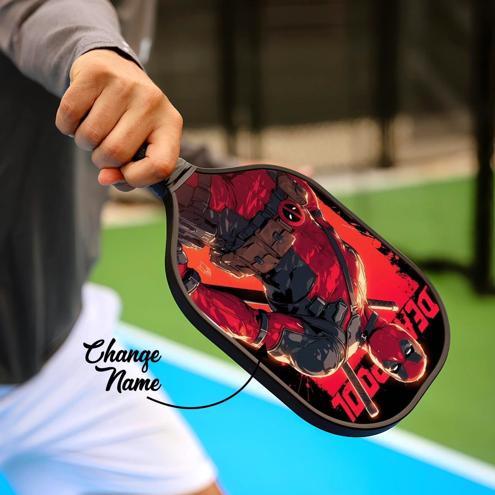 Deadpool Pickleball Paddle Marvel Gift Custom Paddle for Fans
