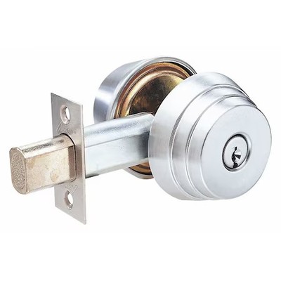 Arrow Lock E61 26D Cs Deadbolt, Cylindrical, Satin Chrome Finish