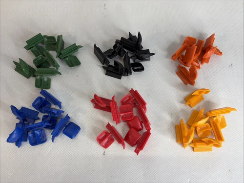 Vtg Conquest of the Empire Milton Bradley 1984 Replacement Ships 6 Of Each Color