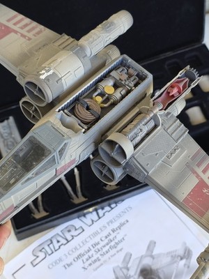 Luke Skywalker X-Wing Starfighter Star Wars Code 3 Die Cast