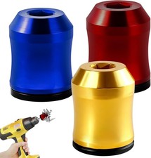 3Pcs Screwdriver Head Magnetic Ring, Screw Ring Set Removable Multicolor