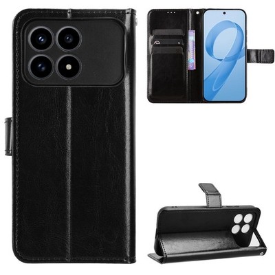 For Xiaomi Poco F8 Pro, Classic Cover Flip Leather Wallet Stand Card Slots Case