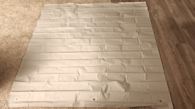 Vinyl Curtain Panel 70 x 70 in with Grommets & Magnets | Multi-Purpose Divider