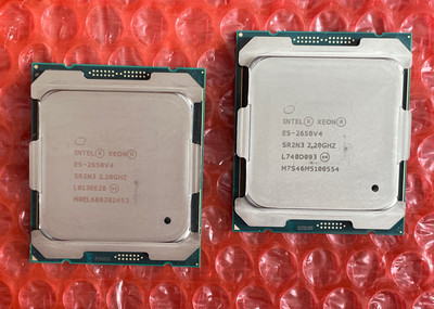LOT 2pc- Intel Xeon E5-2650 v4 2.2GHz 12-Core Processor CPU  LGA2011 SR2N3 #S-50