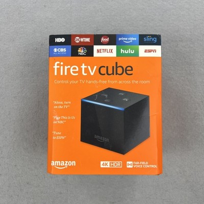 Amazon Fire TV Cube 1st Gen 4K Streaming Media Player Alexa Voice 2nd Gen Remote